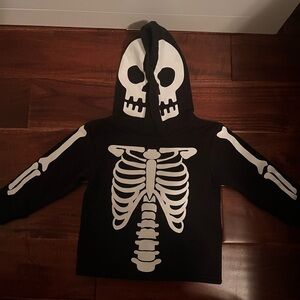 H&M Black and White Graphic Hoodie